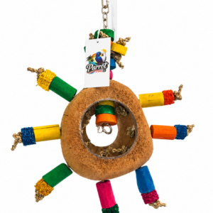 Coco Ship Wheel papegaaienspeelgoed voor grote papegaaien