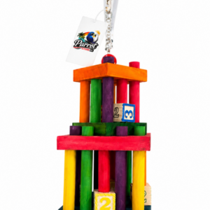 Color Tower papegaaienspeelgoed voor grote papegaaien