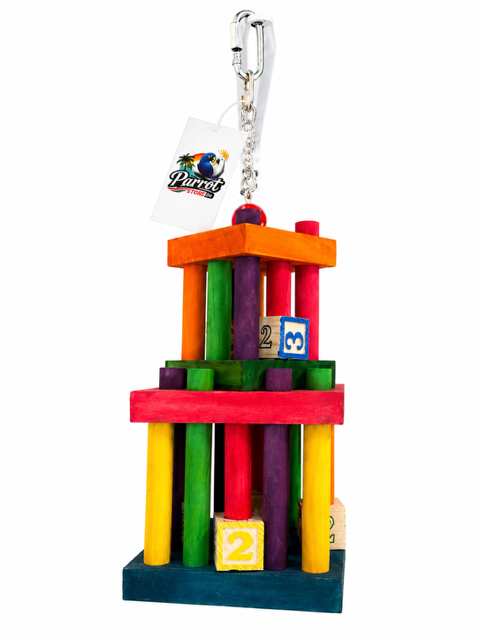 Parrotstore.be logo met een hyacintara en een witte kaketoe