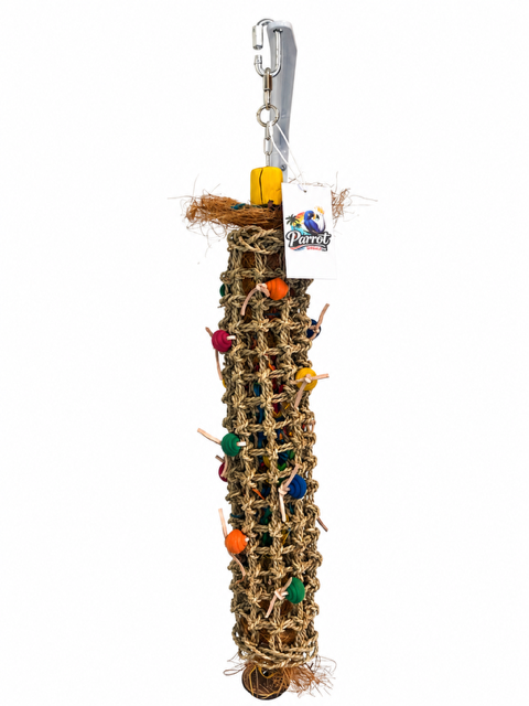 Parrotstore.be logo met een hyacintara en een witte kaketoe