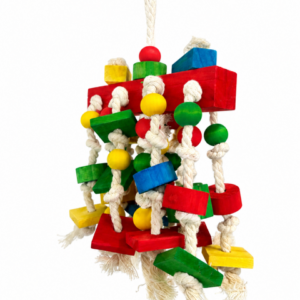 Jolly Blocks papegaaienspeelgoed voor grote papegaaien