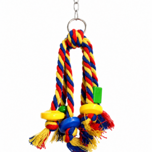 Rope Rush papegaaienspeelgoed voor grote papegaaien